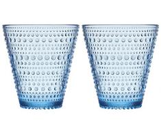 Iittala 1025714 Kastehelmi Trinkglas, Aquablau