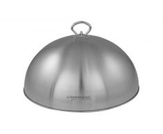Campingaz Premium Abdeckhaube für Grill und Plancha, 32 cm, Glocke aus Edelstahl, Deckel für Dampfgarer, rund, Kuppel für Hamburger