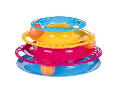 Trixie 41345 Spielturm Catch the Balls, Kunststoff, ø 25 × 13 cm