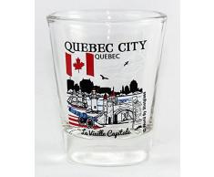 Quebec City Quebec Canada Great Canadian Cities Schnapsglas