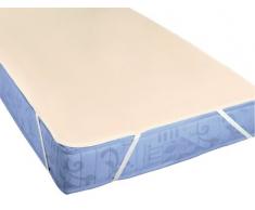 biberna 808422 Molton Matratzenauflage, nach Öko-Tex Standard 100, ca. 180 x 200 cm, natur