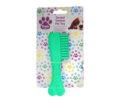 Duke Crufts Hundehütte Zahnen Zahnbürste Spielzeug, Grün