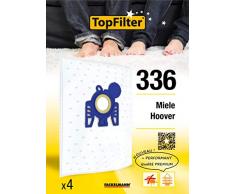 Top Filter 64336 Staubsaugerbeutel für Miele S 500-599, Vlies, 30 x 26 x 0,1 cm