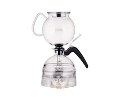 Bodum ePebo Elektrischer Vakuum kaffeebereiter, 8 Tassen, 1.0 l, Kunststoff, Tritan, Edelstahl, Borosilicatglas, Gummi, Silikon, Transparent, 15.5 x 15.5 x 28.3 cm