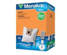 Original Markenware Menalux 2000VP, Vorteilspack fÃ¼r Bosch BSGL5 und Siemens VSZ6, 12x Staubsaugerbeutel, 1x Hygiene Filter H12, 3x Microfilter