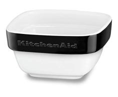 KitchenAid Set aus stapelbaren keramikformen, 4 teilig, schwarz, Keramik, 10 x 10 x 5 cm