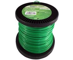 Riegolux 107642 Rasentrimmer, Nylon, rund, Grün, 2,4 mm x 100 m