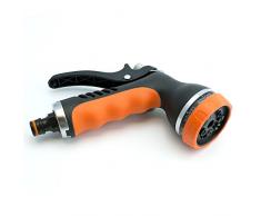 Quantum Garden Handbrause mit 8 Mustern, Metall, 1,27 cm, Schwarz