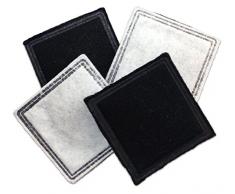 PetSafe Ersatzfilter, Drinkwell, Aktivkohlefilter für Strömung Trinkbrunnen, organischer Filter gegen Geruch und Bakterien, frisches klares Wasser, organisch, Multipack, 4 Stück, Katzen und Hunde