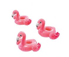Intex 57500 Set 3 Untersetzer Flamingo +3A, 33 x 25 cm