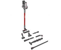 Hoover Rhapsody SE, RA 22 Special Edition, Akkustick, 8 Fach Zubehör, 22 Volt, 2. Akku im Lieferumfang, Silber, Rot