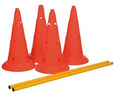 Trixie 32092 Dog Activity Hindernisse, 2 St., ø 30 × 50 cm/100 cm, orange/gelb
