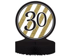 Tischdekoration 30 12 x 9 schwarz/gold
