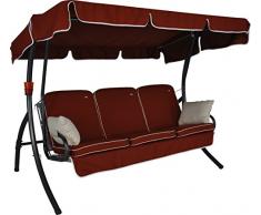 Angerer Comfort Style Hollywoodschaukel Style, Terracotta, 3-Sitzer