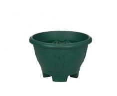 Whitefurze rund, venezianisch, Übertopf mit Bein