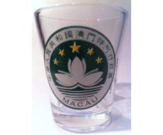 Macau State Emblem Schnapsglas
