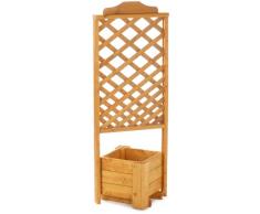 Gaspo 21009-5 Blumenkasteneckelement mit Spalier Classic L: 37 x H: 140 cm