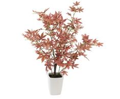 Closer To Nature Kunstpflanze Japanischer Ahornbaum, künstliche Pflanze aus Seide, rot, 48,6 cm