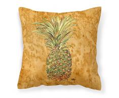 Carolines Treasures 8654PW1414 Deko-Kissen mit Ananas-Motiv, Leinen, groß, Mehrfarbig
