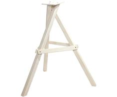 Luxus-Vogelhaus 47300e Edelweißer Vogelhaus-Ständer, dreibeinig aus lasiertem Kiefernholz, 60 x 60 x 90 cm (Ständer für Vogelhaus)