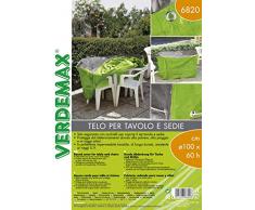 Verdemax 6820 Runde Abdeckung für Tische und Stühle, Grün