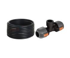 Gardena G2792-20 instalación subterránea o aérea 25 mm, Rollo de 25 m Tubo Standard 53x50x20,5 cm & Sprinklersystem T-Stück mit Gewinde: Verbindungsstück für Entwässerungsventil