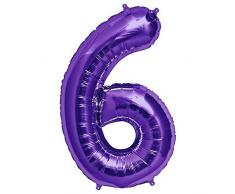 Northstar Folienballon 00150 Nr. 6, 86,4 cm violett