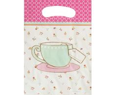 Creative Converting 75673 Tea Time Hoffmaster Group Geschenktüten, mehrfarbig