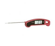 TFA Dostmann Thermo Jack Gourmet Profi-Küchenthermometer, Klappthermometer, Fleischthermometer, schnelle und genaue Messung, antibakterielle Beschichtung, abwaschbar