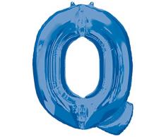Anagram Folienballon 35433 Buchstabe F, 86,4 cm blau