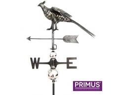 A. Perry PY0805 Wetterfahne Fasan, mit Gartenstecker