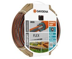 Gardena Comfort FLEX Schlauch 13 mm (1/2 Zoll), 30 m: Formstabiler, flexibler Gartenschlauch mit Power-Grip-Profil, aus hochwertigem Spiralgewebe, 25 bar Berstdruck, ohne Systemteile (18036-20)