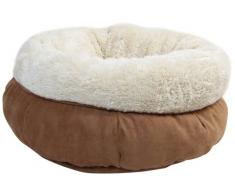 AFP AFPK02133 Katzenbett Lambswool Donut Bed, braun