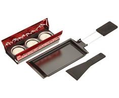 Kuhn Rikon 32172 Candle Light Mini Alpenglühen Raclette Set, Rot, 9 x 9 x 20 cm