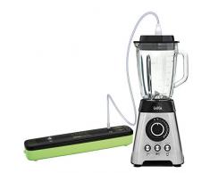 Laica PZ2007 Standmixer mit Vakuummöglichkeit, Stahl