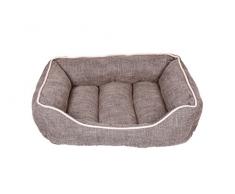 Dream Pfoten Box Bett, mittelgroß/groß, braun
