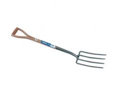 DRAPER 14301 Carbon Stahl Garten Gabel mit Griff aus Eschenholz