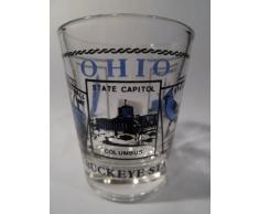 Ohio State Scenery blau NEU Shot Glas