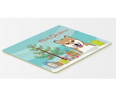 Caroline s Treasures bb1597cmt Weihnachtsbaum und Shiba Inu Küche oder Badteppich, 20 durch 76,2 cm Multicolor