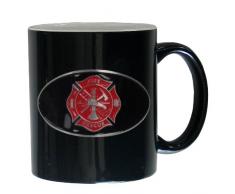 Siskiyou Gifts Kaffeetasse Feuerwehrmann Keramik