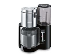 Siemens TC86503 Kaffeemaschine (1100 Watt, optimales Kaffeearoma, Timer-Funktion, abnehmbarer Wassertank, automatische Abschaltung) schwarz