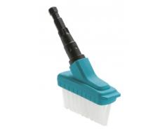 Gardena combisystem-Fugenbürste K: Ideales Zubehör zum leichten Reinigen von Fugen zwischen Fliesen o.ä. im Haus oder auf der Terrasse, mit Kratzkante, Polyester-Borsten (3606-20)