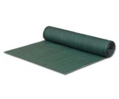 Bradas AS-CO13515050GR Windschutzplane auch Zaunblende, Sonnenschutz, 1,5 x 50 m, 135g/m², 90% Sichtschutz, dunkelgrün