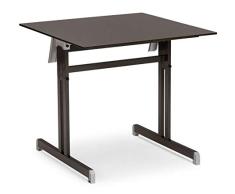 Best Klapptisch Bodega 80x80 cm anthrazit Tisch, Esstisch, Gartentisch,