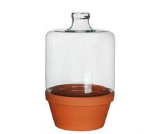 Mica decorations 241185 Glocke Miko, transparent