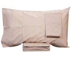 Laura Biagiotti Bettwäscheset aus Perkal, für Doppelbett, Taupe