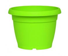 ARCA Linea Garden Vase, rund, satiniert, Limettengrün