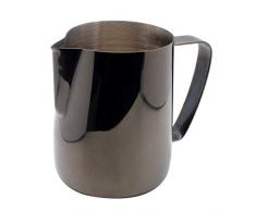 Dianoo MilchschÃ¤umkrug Aus Edelstahl Mit Titan Ã¼berzogen MilchkÃ¤nnchen Latte Kunst Tasse Kaffee Latte Cappuccino Schwarz 600ml