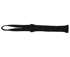 DINGO GEAR Beißring der Baumwolle mit einem Handgriff, 4 x 16 cm, schwarz