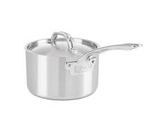 Viking Culinary Professional Kochtopf mit Deckel, 5-lagig, Edelstahl 3 Quart silber
